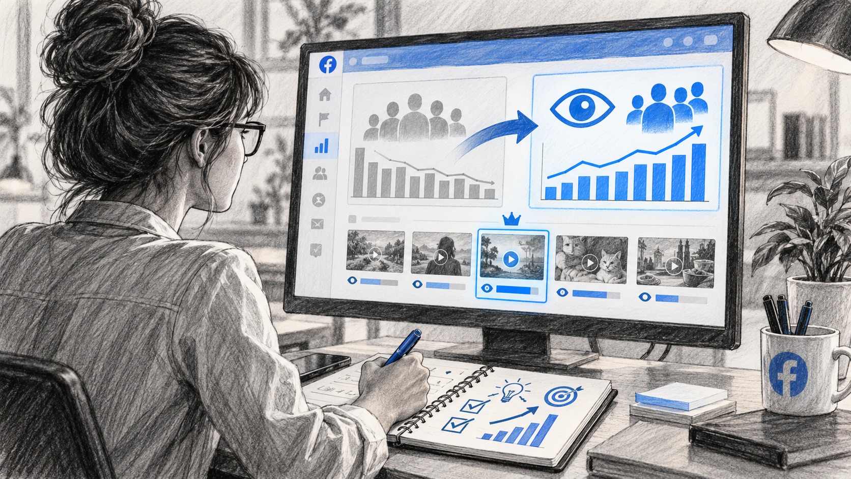 Analisi delle nuove metriche Facebook con focus su views e viewers